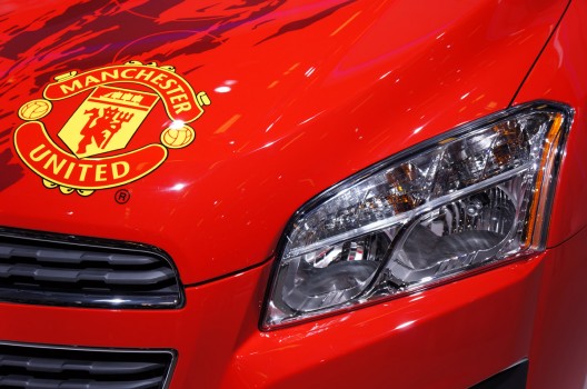 a unique, Chevrolet Trax, signed by the Manchester United players