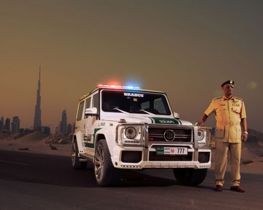 A 700HP Brabus G63 AMG is the latest to join Dubai Polices fleet of luxury cars