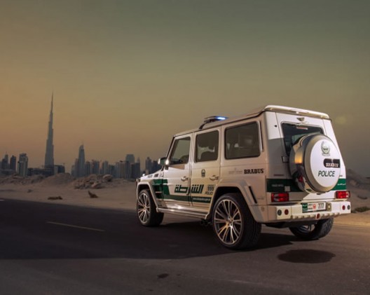 A 700HP Brabus G63 AMG is the latest to join Dubai Polices fleet of luxury cars