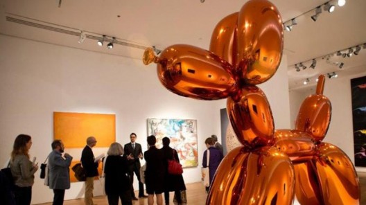 Jeff Koons Balloon Dog Sculpture sells for $58.5 million the highest for a living artist