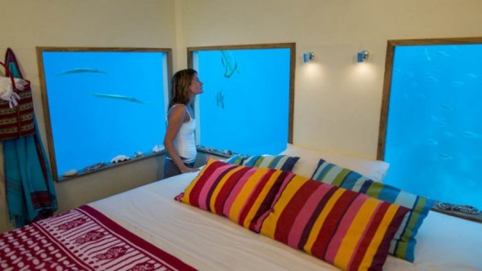 The Manta Resort at Pemba Island has an underwater room