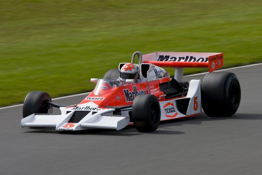 McLaren M26 Formula 1 car from 1977, driven by James Hunt