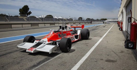 McLaren M26 Formula 1 car from 1977, driven by James Hunt