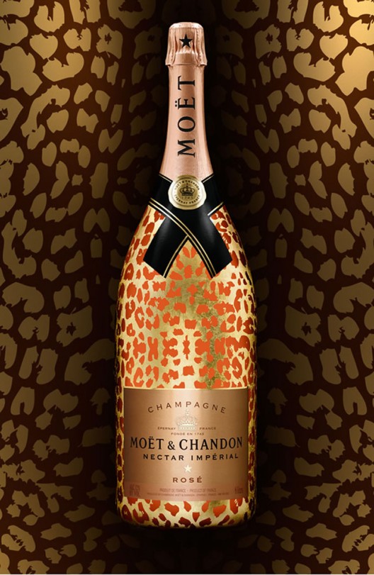 6-liter Moët & Chandon Nectar Impérial Rosé Leopard luxury edition launched by 2 Chainz