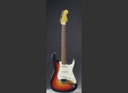 Bob Dylans Fender Stratocaster guitar breaks auction record, sells for nearly $1 million