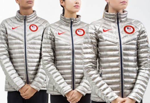 U.S. Athletes in Nike Slick Silver and Fleece at 2014 Sochi Winter Olympics
