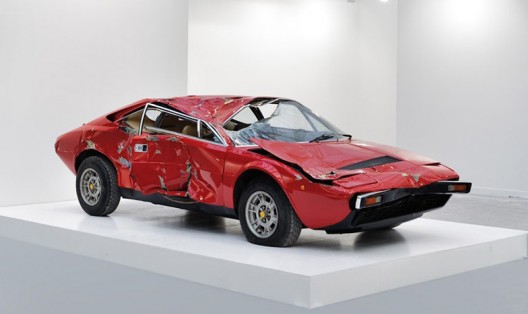 Wrecked Ferrari Sells for $250k as Objet Trouvé in Paris