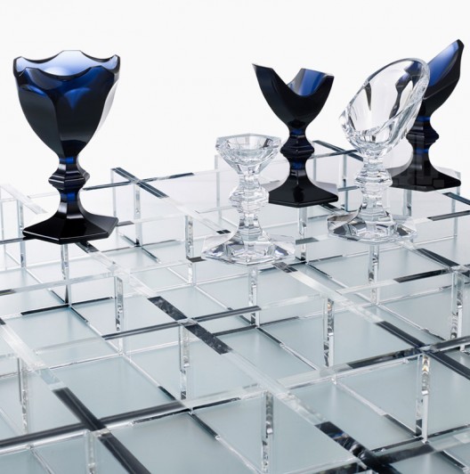 Baccarat celebrates 250 years with a limited edition giant chess set made of crystal