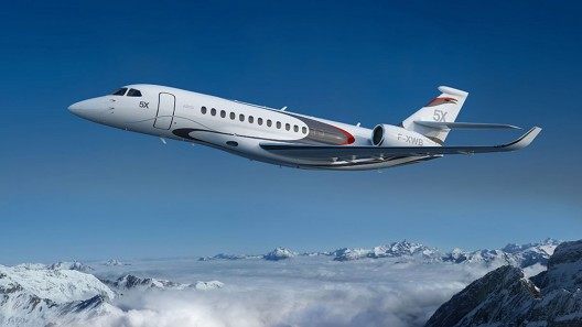 Dassault Falcon 5X: The First Skylight Private Jet