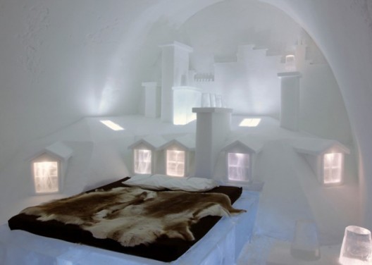 The new suite at Swedens iconic Icehotel transports you to the picturesque rooftops of Paris
