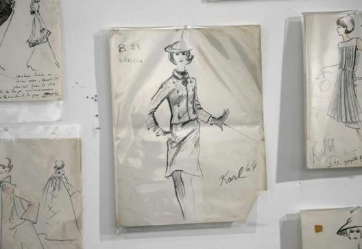 Karl Lagerfeld Sketches From Pre-Chanel Era Hits Auction