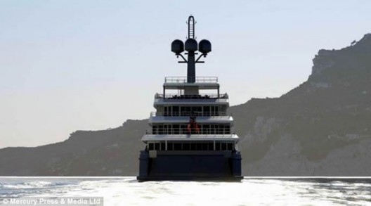 Perfect for a wolf of wall street  A luxury yacht that comes with its own helipad