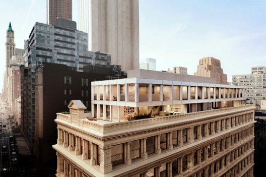 New Shigeru Bans penthouses to be built atop a 132-year old Tribeca building