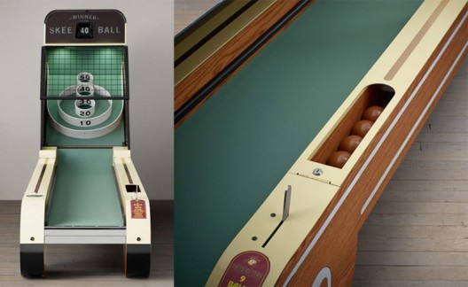 Vintage Arcade Skeeball machine for some retro playtime