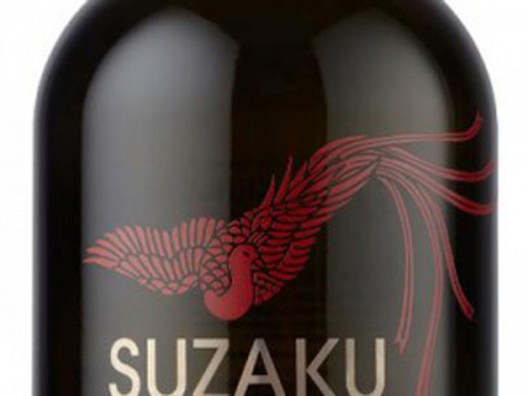 Suzaku premium sake from House of Gekkeikan