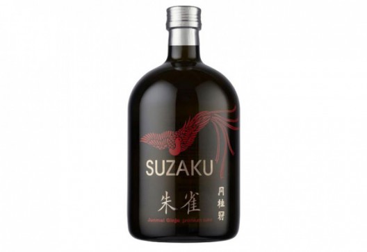 Suzaku premium sake from House of Gekkeikan