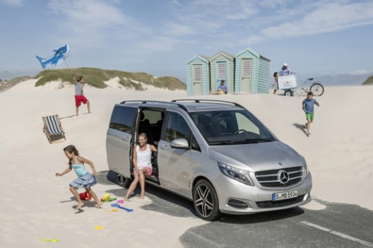Mercedes has officially presented the successor of the current model Viano, which is now called the V class