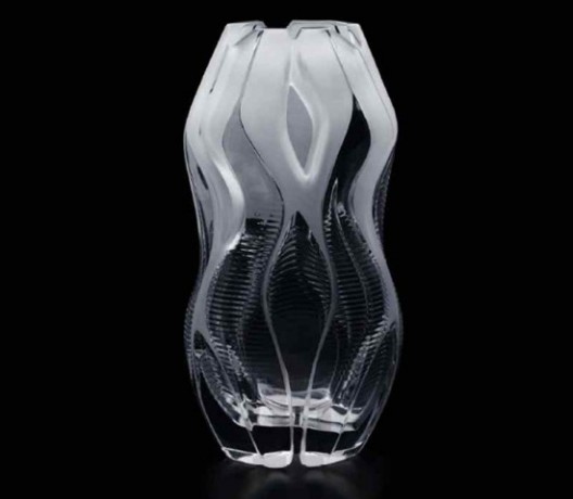 Zaha Hadid designs crystal vase collection for Lalique