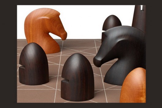 Luxury brand Hermes has presented a unique Samarcande giant chess set