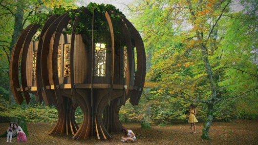 Blue Forest's Quiet Treehouse Combines Childlike Whimsy With Technological Advancements