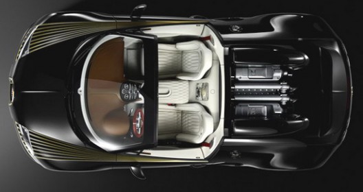 Veyron Grand Sport Vitesse Black Bess, made in honor of Bugatti Type 18 Black Bess