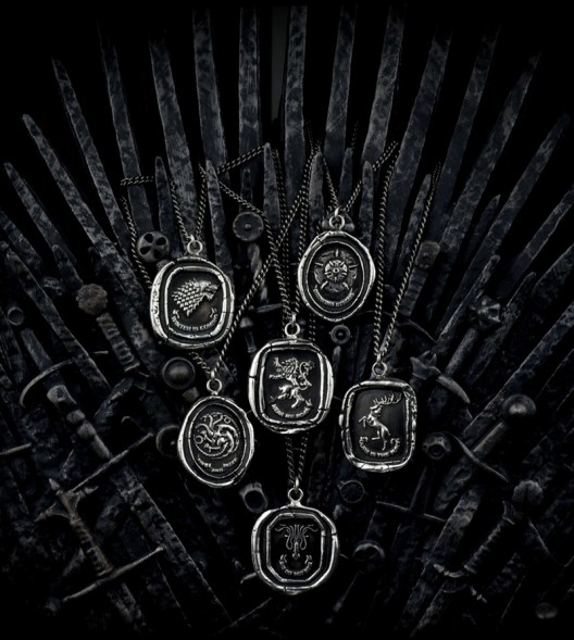 Luxurious Game of Thrones Jewelry Lets You Support Lannisters, Starks or Targaryens