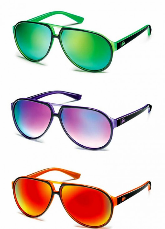 New Lacoste Aviator-Style Sunglasses
