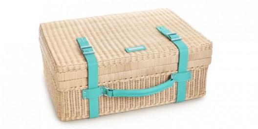 Tiffany Wine Carrier And Picnic Basket Adds Style To Al Fresco Dining