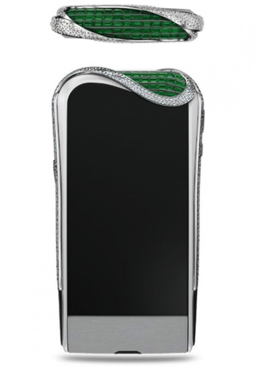Savelli Launch Emerald-Encrusted Smartphone At Harrods