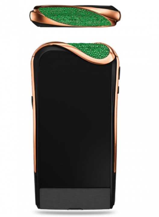 Savelli Launch Emerald-Encrusted Smartphone At Harrods