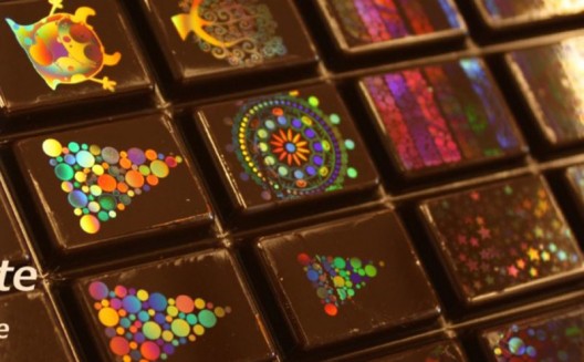 Beautiful Chocolates Etched With Edible Holograms