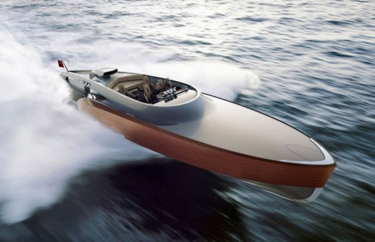 Aeroboat, a $5 million carbon fiber superyatch powered by the legendary Rolls-Royce Merlin V12 engine