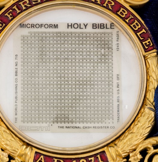 Complete 'Lunar Bible,' Flown To The Moon's Surface Aboard Apollo 14