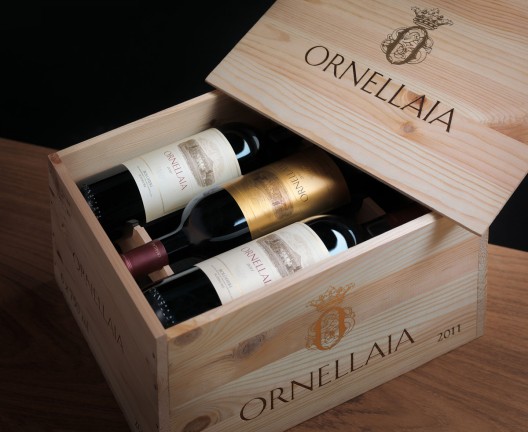 L'Infinito di Ornellaia 2011 and limited editon gold label bottles