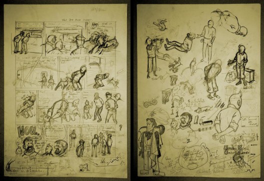 Original Page of Tintin Drawings Sold for a Staggering $2,9 Million