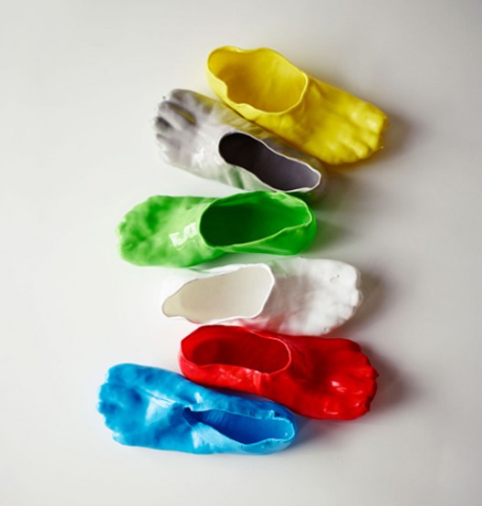 He Dipped His Fingers Into the Liquid and Made Shoes. Would You Wear Them?