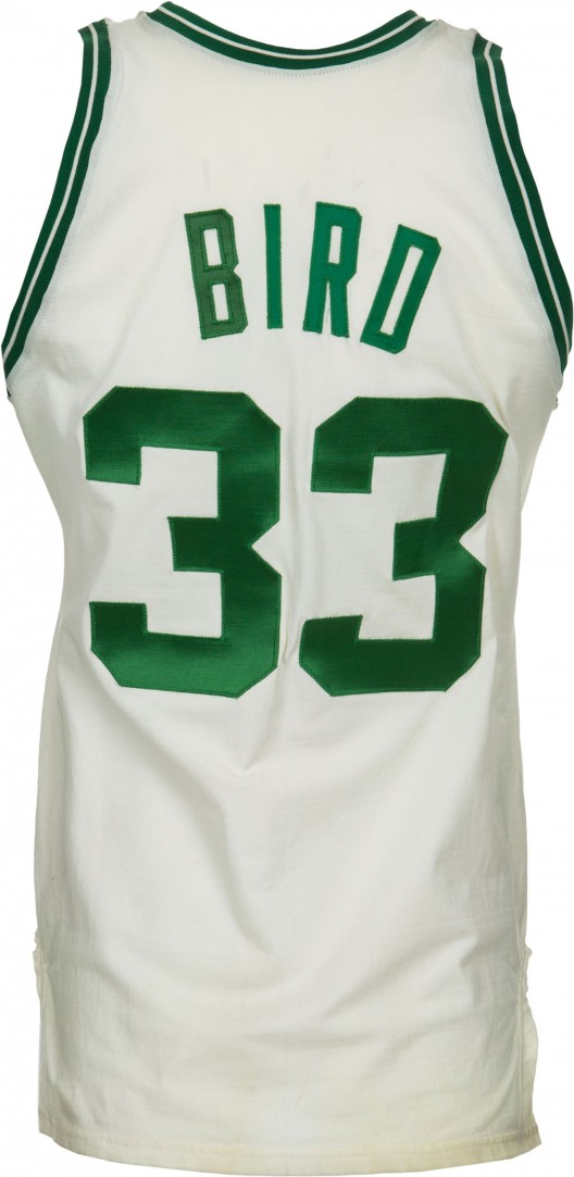 1979-80 Larry Bird Game Worn Boston Celtics Rookie Uniform