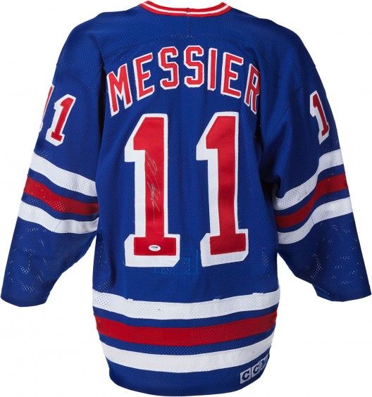 1993-94 Mark Messier Game Worn New York Rangers Jersey