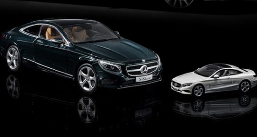 Mercedes S Class Coupe In Ratio Of 1:18 And 1:43