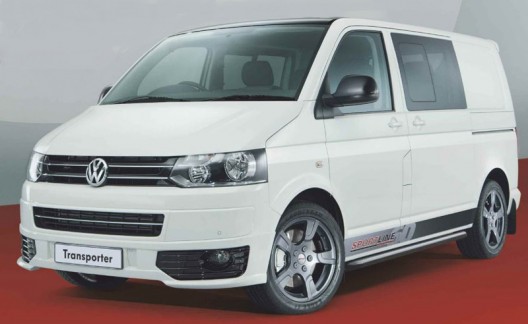 Volkswagen has promoted Transporter Sportline 60 special edition to mark the 60th anniversary