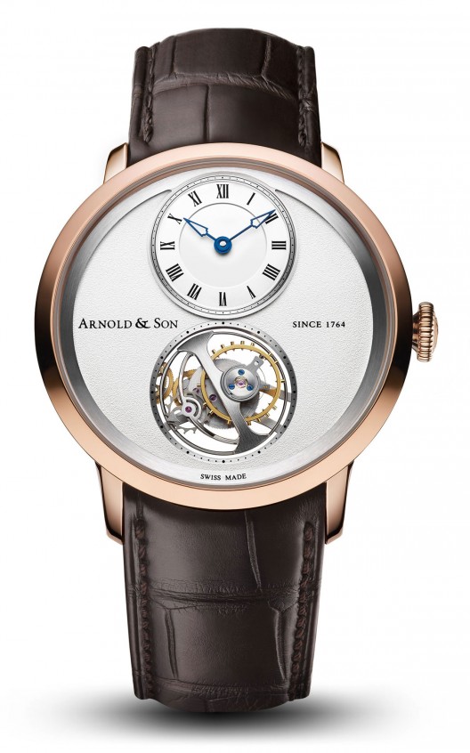 Arnold & Son extends its Instrument Collection by presenting two new versions of its UTTE tourbillon