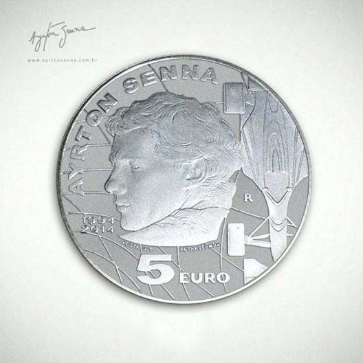 Ayrton Senna On Coins Of 5 Euros