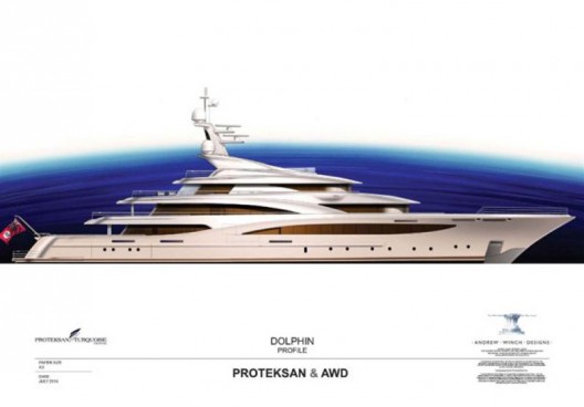 81m M/Y PROJECT SHARK (NB55) by PROTEKSAN TURQUOISE