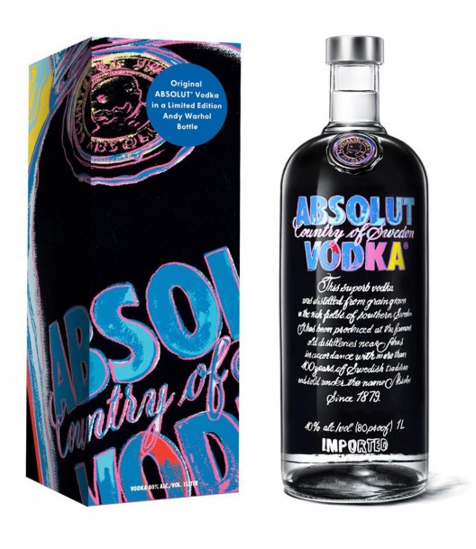 New Limited Edition Absolut Vodka Bottle Celebrates Andy Warhol