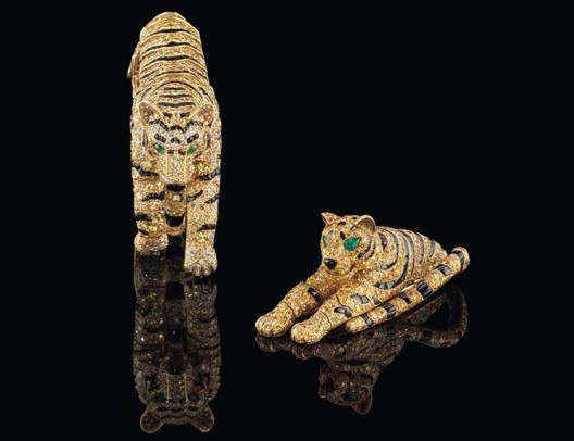 Two Iconic Cartier Tigers at Christie's Auction