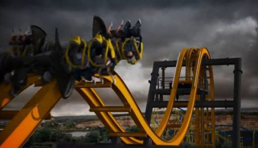 The First 4D Roller Coaster In The World By Six Flags