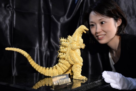 Golden Godzilla Statuette on Sale for $1,5 Million