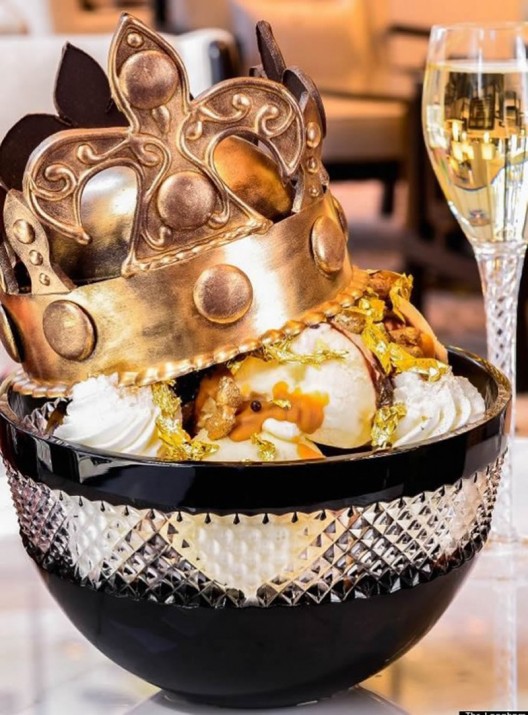 The $1,000 Victoria Ice Cream Sundae is named after the England queen
