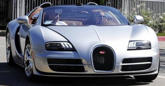 Arnold Schwarzenegger was recently photographed out in his car "Bugatti Veyron Grand Sport Vitesse" while sitting in the passenger seat