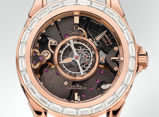 Limited Edition Omega De Ville Central Tourbillon Chronometer With Diamonds
